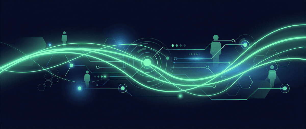 AI-powered operational network with interconnected human and digital nodes